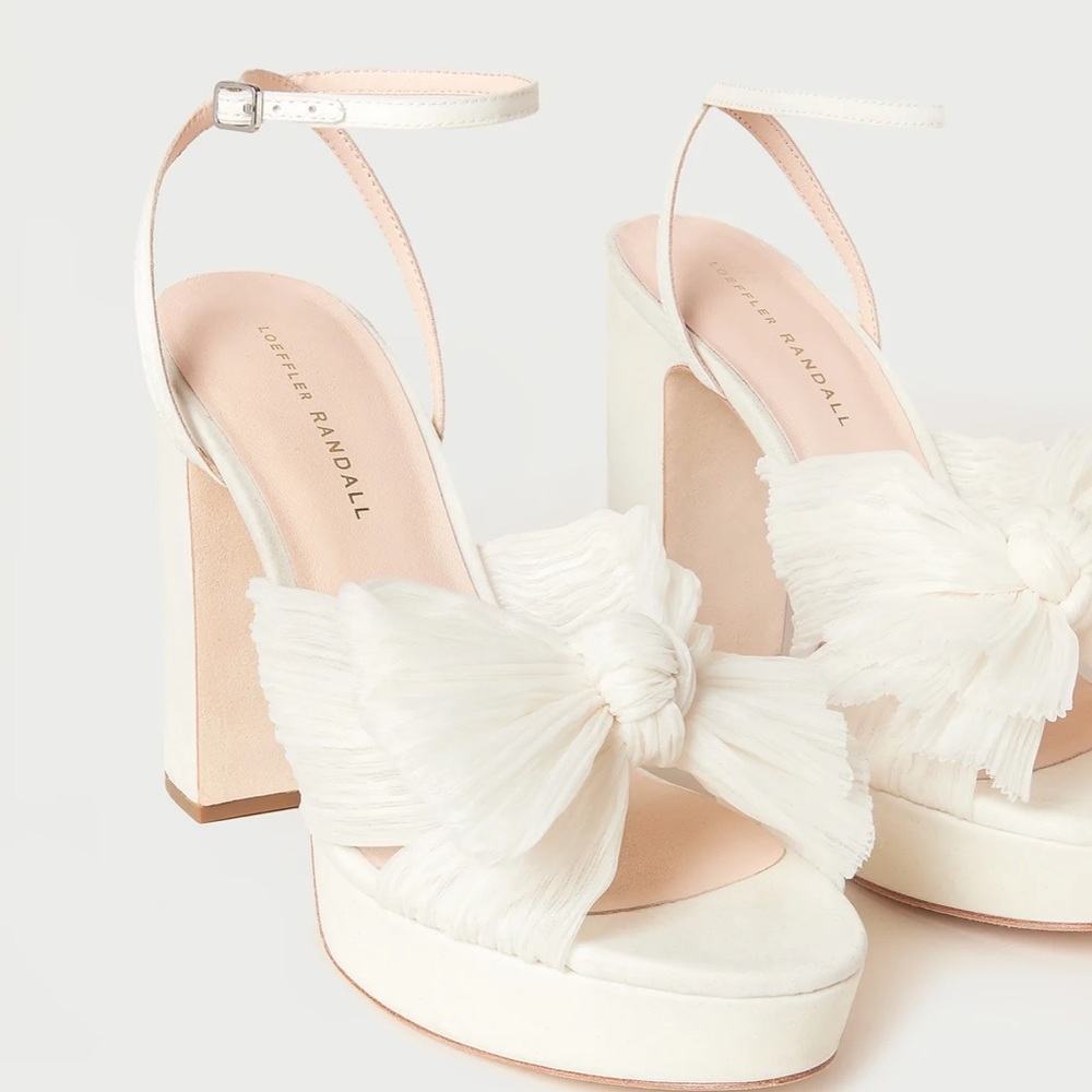 Loeffler Randall Natalia Pearl Platform Bow Heel
